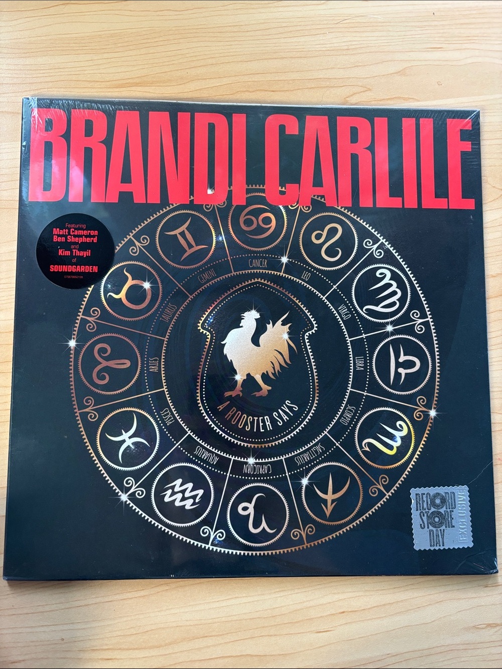 BRANDI CARLILE - A ROOSTER SAYS Vinyl SOUNDGARDEN Record Store Day RSD 2020 NEW!